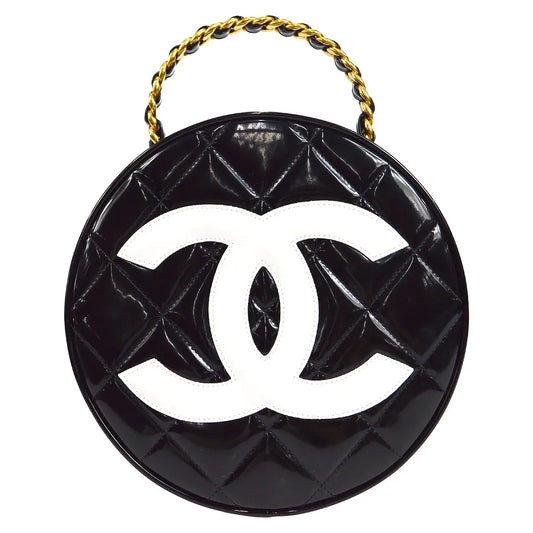 Chanel 1994-1996 Round Vanity Handbag