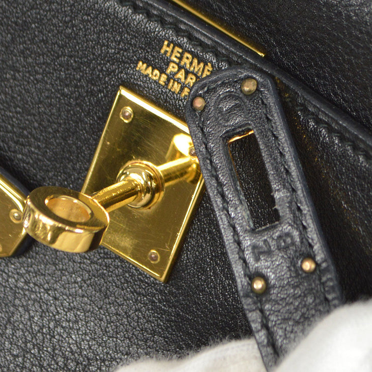 Hermes Mini Kelly 20 2WAY Handbag ◯T: 1990 Gold Hardware Lizard Green