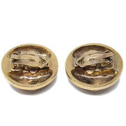 Chanel 1988 Crystal＆Gold Earrings Clip-on 23