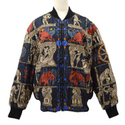 HERMES Reversible Bomber Jacket Black #50