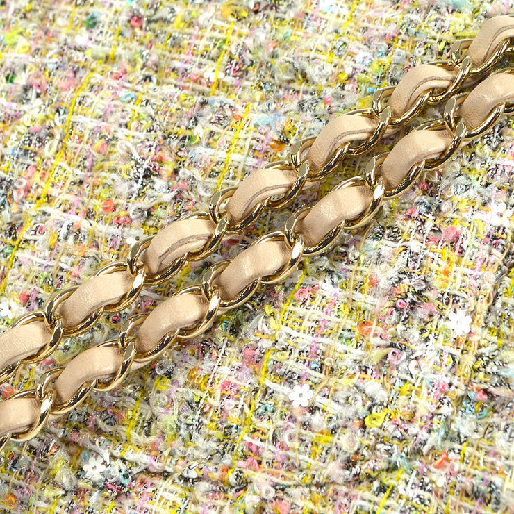 CHANEL 2014 Tweed Garden Party 2.55 Reissue Medium