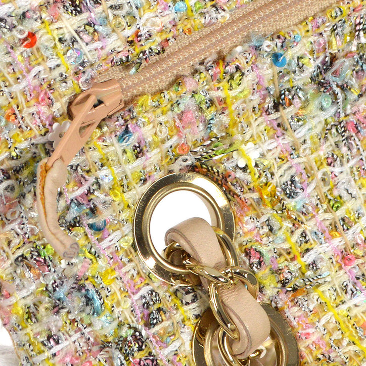 CHANEL 2014 Tweed Garden Party 2.55 Reissue Medium