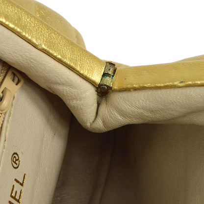 CHANEL 1989-1991 Diamond Kissklock Shoulder Bag