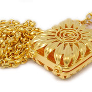 CHANEL Perfume Bottle Gold Chain Pendant Necklace