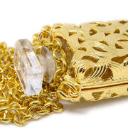 CHANEL Perfume Bottle Gold Chain Pendant Necklace