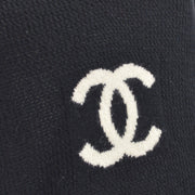 CHANEL 2001 CC V-neck knit top #42