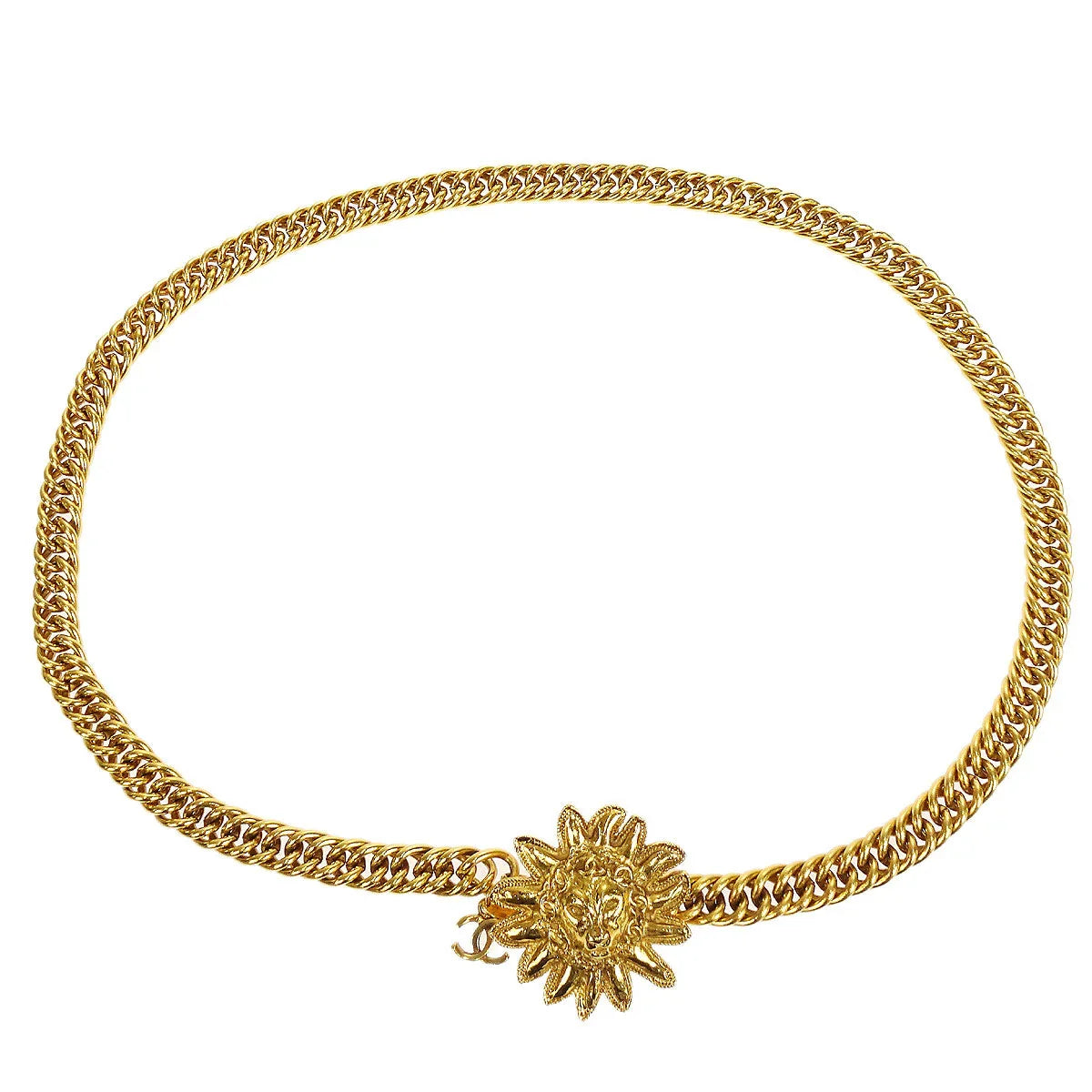 Chanel 1986-1994 Lion Gold Chain Belt