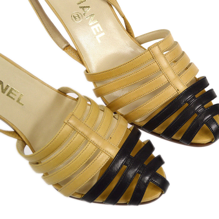 CHANEL Back Strap Sandals Shoes #37 – AMORE Vintage Tokyo
