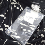 Chanel 1998 Floral-Print Sill衬衫和裙子套装＃38