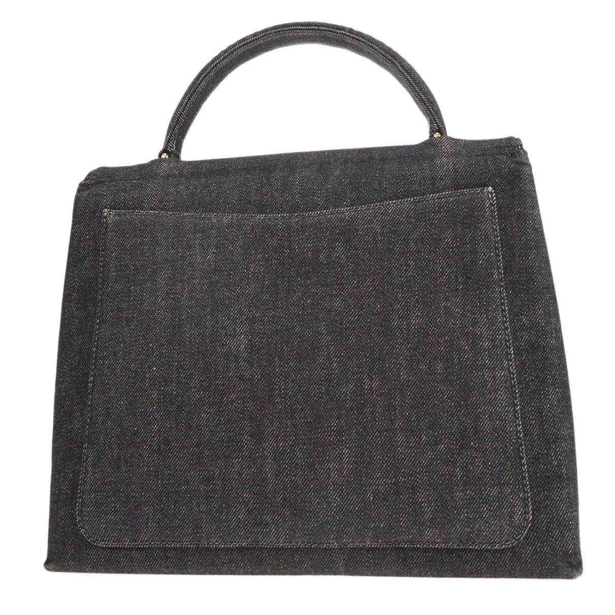 Chanel 2000-2001 Kelly 30 Denim Black