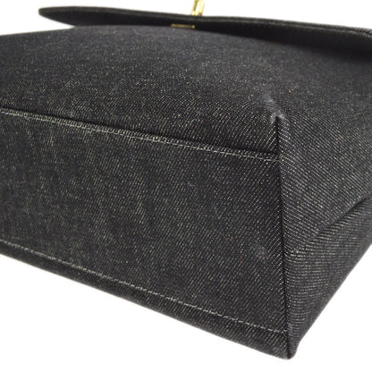 Chanel 2000-2001 Kelly 30 Denim Black