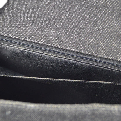 Chanel 2000-2001 Kelly 30 Denim Black