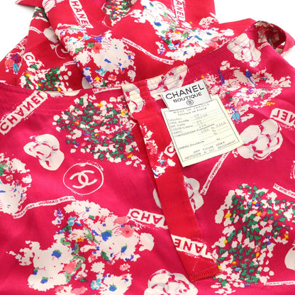 香奈儿（Chanel）1992 Camellia Print Silk Tank Top＃44