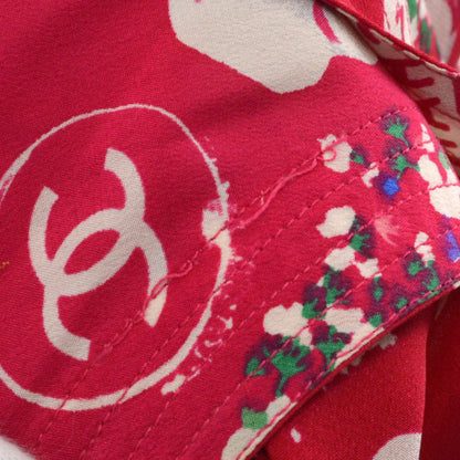 香奈儿（Chanel）1992 Camellia Print Silk Tank Top＃44
