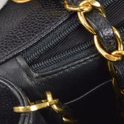 CHANEL 1994-1996 Straight Flap Large Black Caviar