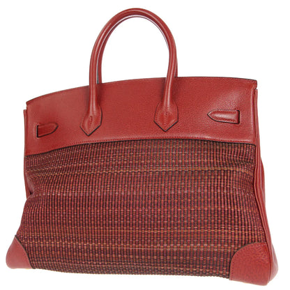 爱马仕2002 Birkin 35 Crinoline Rouge