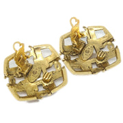 香奈儿（Chanel）1993钻石人造珍珠耳环夹式金23