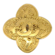 CHANEL 1996 Brooch Pin Gold 96A