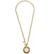 CHANEL 1993 Loupe Gold Chain Necklace 3026