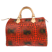 LOUIS VUITTON 2012 Yayoi Kusama SPEEDY 30 PUMPKIN DOT M40693