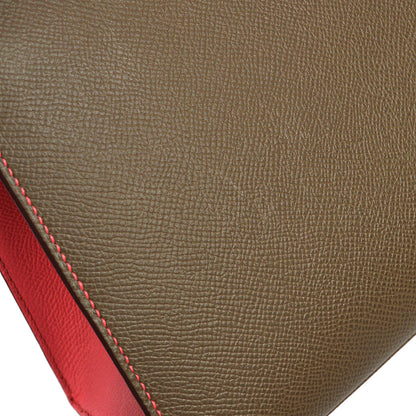 Hermes 2018 Gray Pink Epsom Kelly 28 Sellier 2way Shoulder Handbag