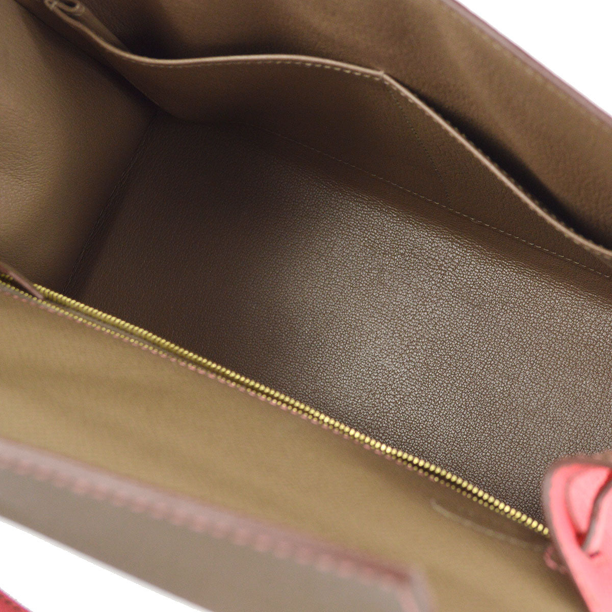 Hermes 2018 Gray Pink Epsom Kelly 28 Sellier 2way Shoulder Handbag