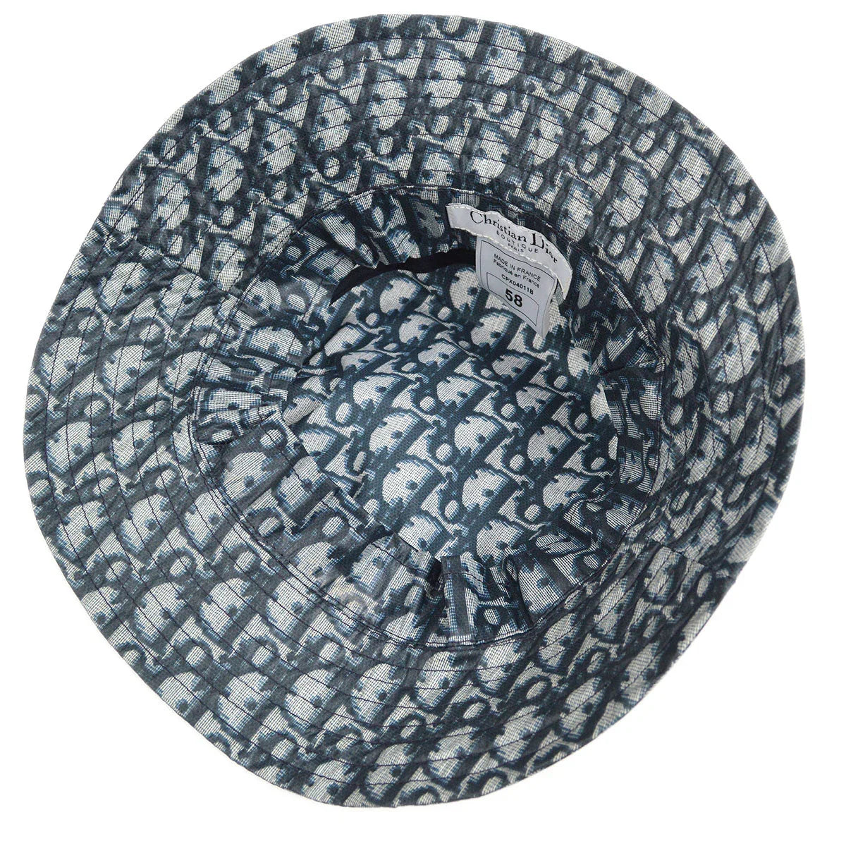 Christian Dior Trotter Bucket Hat Navy #58