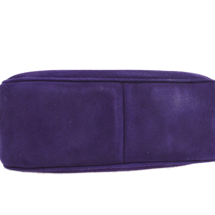CHANEL * 1996-1997 Handbag Purple Suede