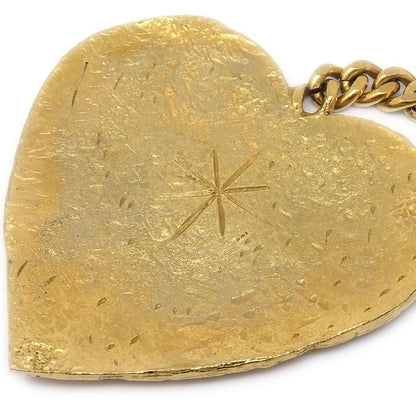 Chanel 1993 Arrow Heart Brooch Gold 93P