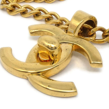 Chanel 1997 CC Turnlock Gold Chain Necklace 97P
