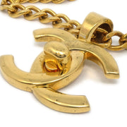 Chanel 1997 CC Turnlock Gold Chain Necklace 97P