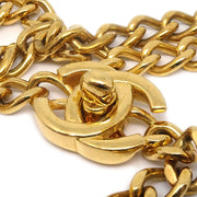 Chanel 1997 CC Turnlock Gold Chain Necklace 97P