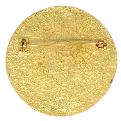 Chanel 1994 Round Brooch Gold 94P