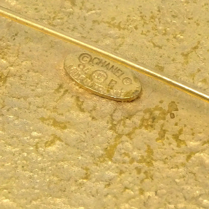 Chanel 1994 Round Brooch Gold 94P