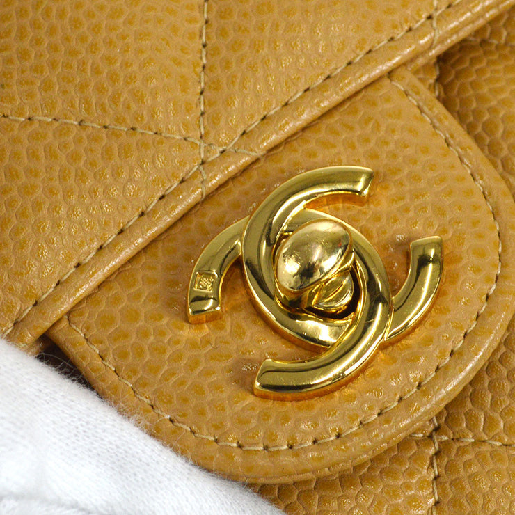 Chanel 2004 -2005 Classic Double Flap Medium Beige Caviar – AMORE Vintage  Tokyo