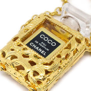 CHANEL Perfume Bottle Gold Chain Pendant Necklace