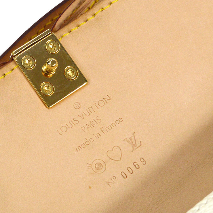 Louis Vuitton 2003 Eye Love Monogram Pochette Eye Miss You M92055