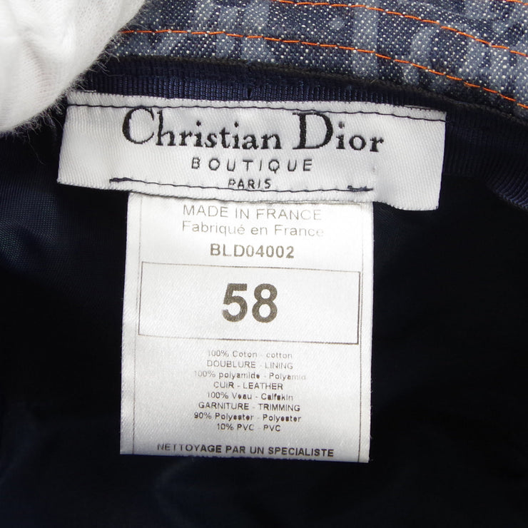 Christian Dior Flight Bucket Hat Navy #58
