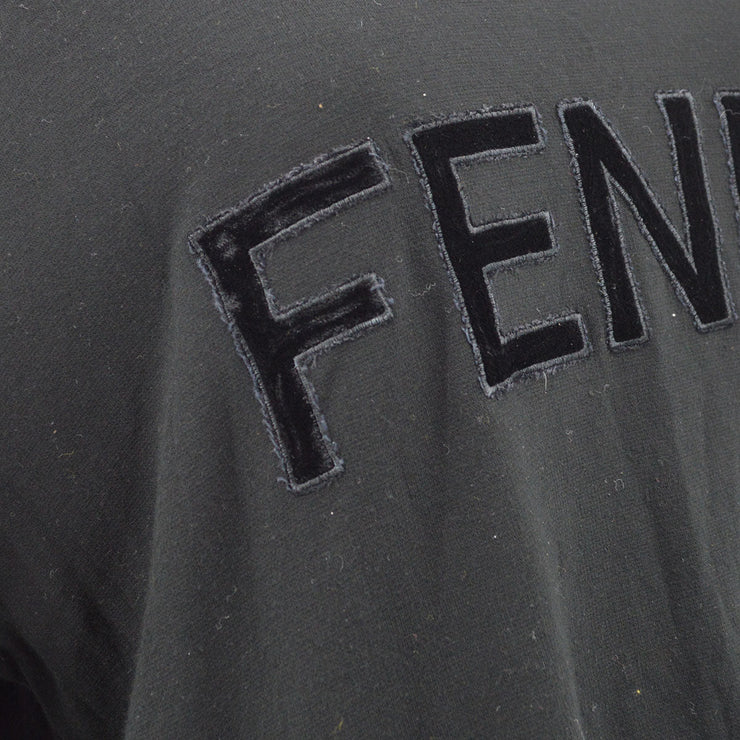 FENDI flocked-logo long-sleeved T-shirt #48