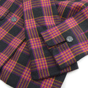 Christian Dior plaid-check double-breasted jacket #M