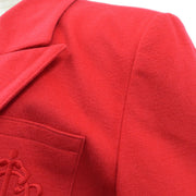 Christian Dior logo-embroidered wrap blazer #L