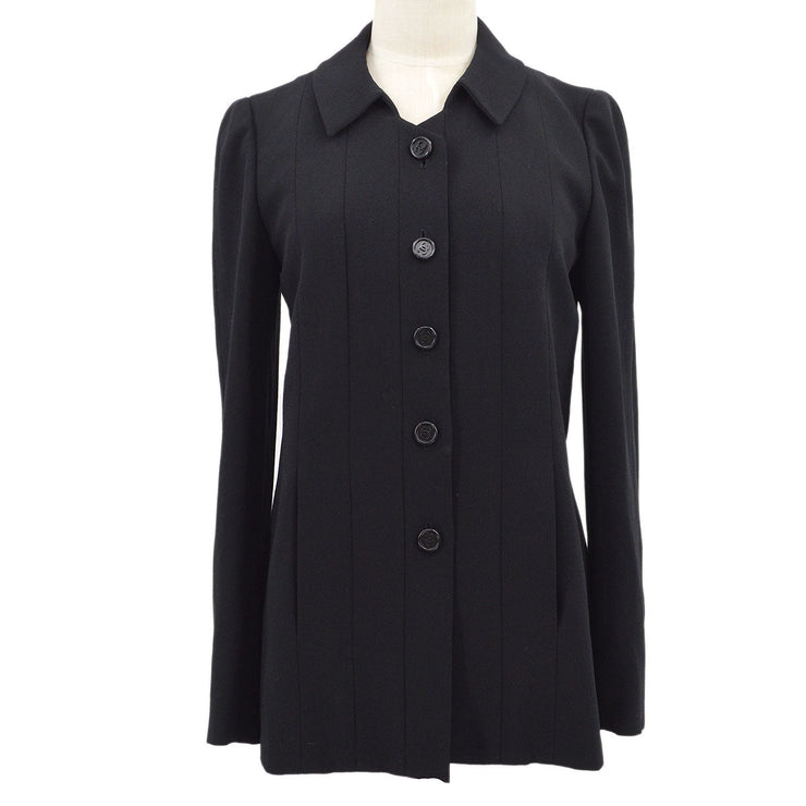CHANEL 1998 CC-button single-breasted jacket #36