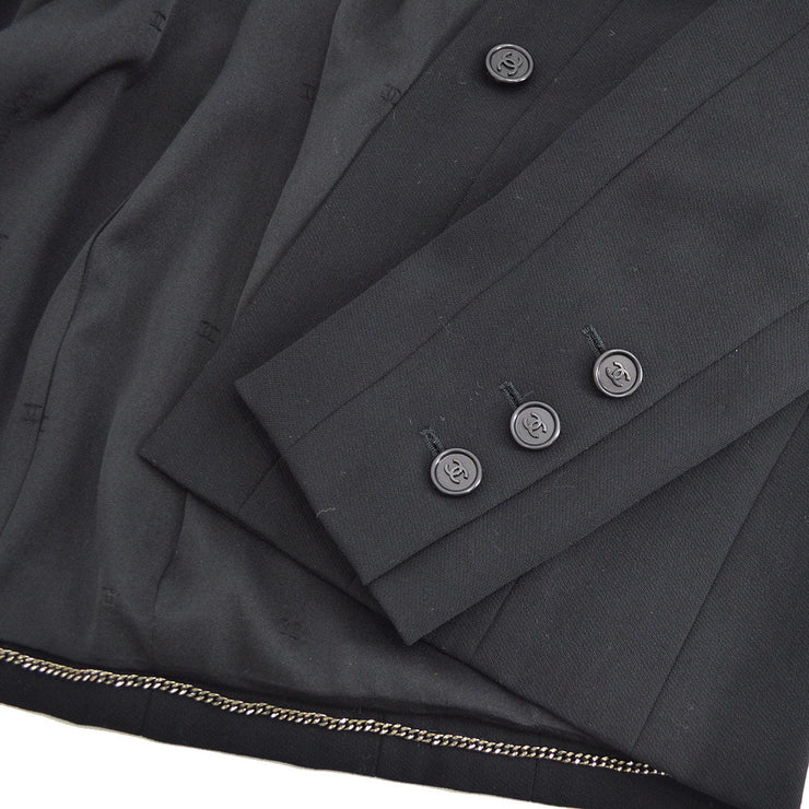CHANEL 1998 CC-button single-breasted jacket #36