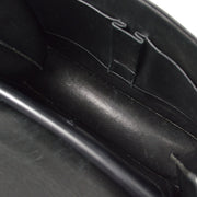 HERMES * 1972 Chaine D'Ancre Shoulder Bag Black Box Calf