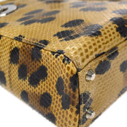 Christian Dior * 1995-1996 Leopard-patterned Python Lady Dior Bag Mini