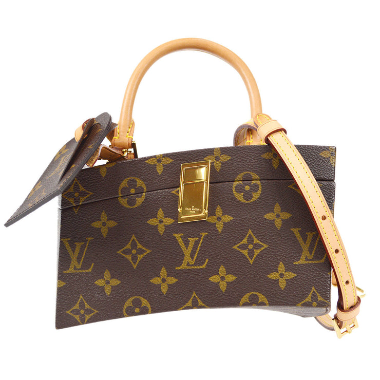 Louis Vuitton *扭曲的盒子2Way肩部手提包会标M40275