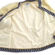 CHANEL contrast-trim two-piece skirt suit #36