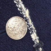 CHANEL 2005 navy emblem patch single-breasted blazer #36