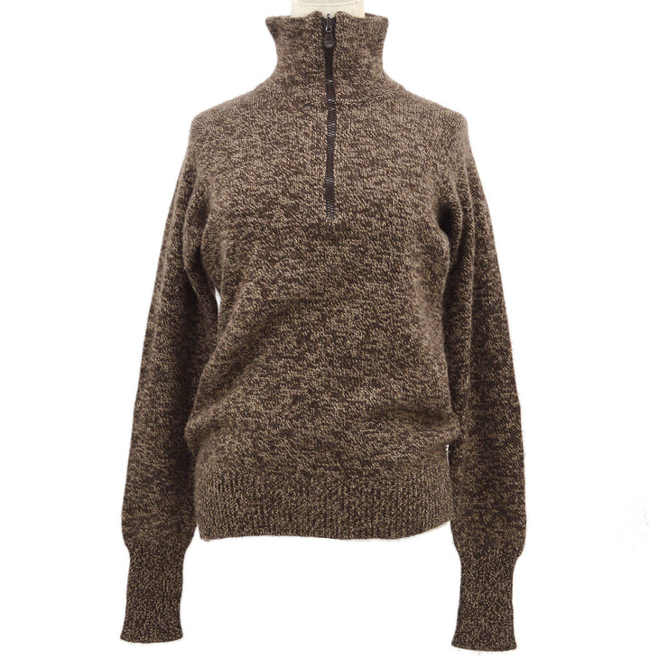 CHANEL 1996 Fall CC-logo mélange cashmere jumper #42