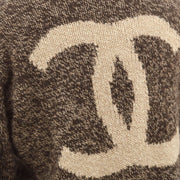 CHANEL 1996 Fall CC-logo mélange cashmere jumper #42